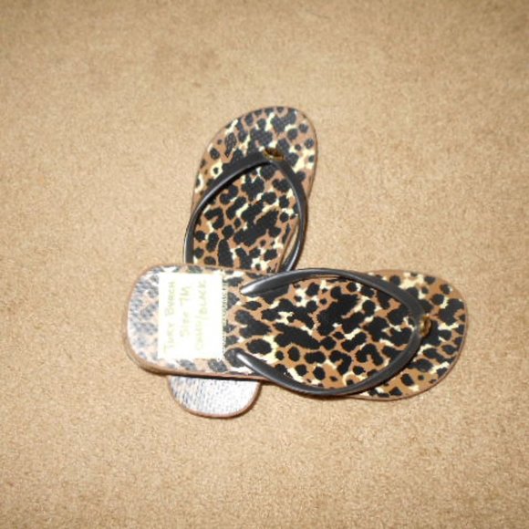 Tory Burch 1.5" Wedge Flip Flops 7M Camo $59 - Picture 2 of 8